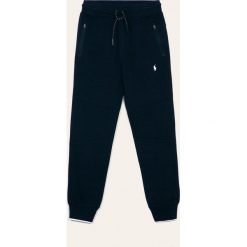 Polo Ralph Lauren - Spodnie dziecięce 134-176 cm. Niebieskie spodnie chłopięce Polo Ralph Lauren, bez wzorów, z bawełny. Za 319,90 zł.