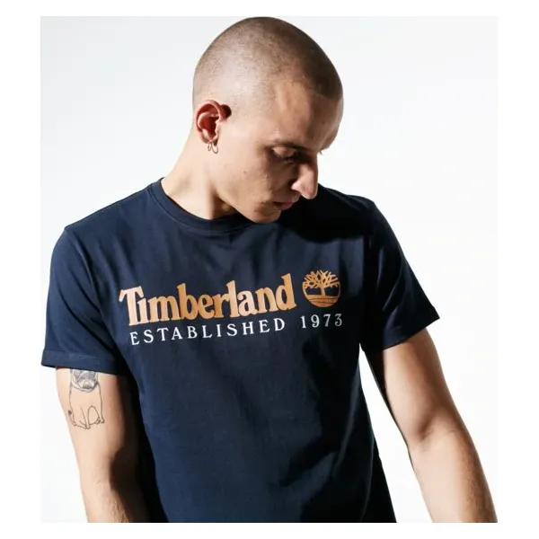Timberland Koszulka Ss Ss Established 1973 Tee , zielony, rozmiar S. Zielone koszulki męskie Timberland, s, bez wzorów, z bawełny, bez kołnierzyka, bez rękawów. W wyprzedaży za 95,99 zł.