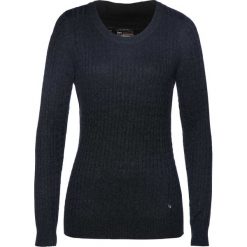 Sweter z kaszmirem bonprix antracytowy melanż. Brązowe swetry klasyczne damskie marki numoco, l, w paski, klasyczne, z dekoltem na plecach. Za 149,99 zł.