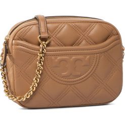 Torebka TORY BURCH - Fleming Soft Camera Bag 62091 Tiramisu 227. Pomarańczowe torebki klasyczne damskie Tory Burch, bez wzorów, ze skóry, wizytowe, na ramię, bez dodatków. Za 1749,00 zł.
