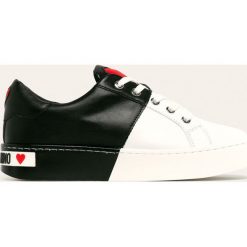 Love Moschino - Buty. Czarne buty sportowe damskie Love Moschino, bez wzorów, z gumy, sportowe. Za 779,90 zł.