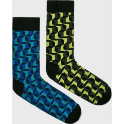 Medicine - Skarpety Geometrical (2-pack). Szare skarpetki męskie MEDICINE, bez wzorów, z elastanu. Za 29,90 zł.