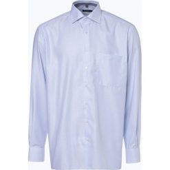 Eterna Comfort Fit - Koszula męska niewymagająca prasowania, niebieski. Niebieskie koszule męskie na spinki Eterna Comfort Fit, m. Za 249,95 zł.