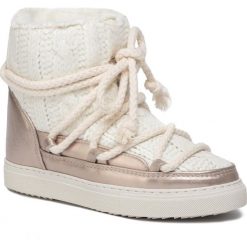 Buty INUIKII - Sneaker 70202-8 Galway White. Żółte kozaki damskie Inuikii, na zimę, ze skóry, bez obcasa, bez zapięcia. W wyprzedaży za 779,00 zł.