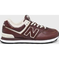 New Balance - Buty ML574WND. Szare buty skate męskie New Balance, z materiału, na sznurówki. Za 399,90 zł.