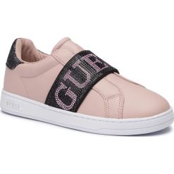 Sneakersy GUESS - Connur FL8COR LEA12 BLUSH. Różowe półbuty damskie Guess, ze skóry ekologicznej. Za 399,00 zł.