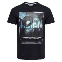 ONLY&SONS Męska koszulka Laban Camp SS Fitted Tee Dark Navy (rozmiar L). Niebieskie koszulki męskie Only&Sons, m, bez wzorów, bez kołnierzyka, bez rękawów. W wyprzedaży za 34,00 zł.