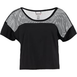 Reebok Koszulka sportowa black. Czarne t-shirty damskie marki Reebok, xl, z elastanu. W wyprzedaży za 125,30 zł.