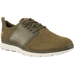 Timberland zielone Killington Leather Fabric Oxford Grape Leaf. Zielone półbuty męskie Timberland, na co dzień, bez wzorów, ze skóry, bez zapięcia. W wyprzedaży za 439,00 zł.