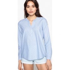 Bluzy damskie: Bluza z nadrukiem w groszki z długm rękawem