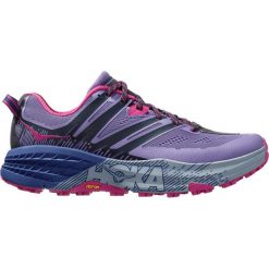 Buty Hoka Speedgoat 3 W Czarno-Fioletowe. Czarne buty sportowe damskie HOKA, bez wzorów, do biegania. Za 599,99 zł.