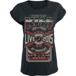 Kiss Japan Live 2015 Koszulka damska czarny. Czarne bluzki damskie Kiss, l. Za 56,90 zł.