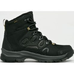 Jack Wolfskin - Buty. Czarne buty trekkingowe męskie Jack Wolfskin, z materiału, na sznurówki, outdoorowe. W wyprzedaży za 449,90 zł.