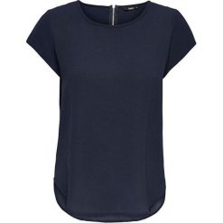 ONLY ONLVIC S / S SOLID TOP NOOS WVN Night Sky (rozmiar 34). Koszulki damskie ONLY, s, bez wzorów, bez kołnierzyka. W wyprzedaży za 53,00 zł.