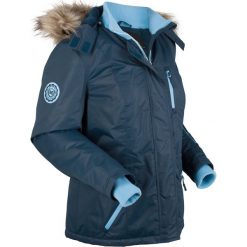 Kurtka outdoorowa na polarowej podszewce, watowana bonprix ciemnoniebieski. Niebieskie kurtki damskie bonprix, s, bez wzorów, z polaru. Za 269,99 zł.