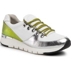 Sneakersy CAPRICE - 9-23705-24 White/Lime 170. Białe półbuty damskie Caprice, ze skóry. Za 299,90 zł.