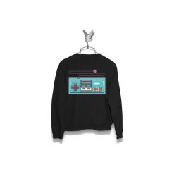 Bluza Joystick#3 Męska. Czarne bluzy damskie Failfake, s, bez wzorów, bez kołnierzyka, bez rękawów, bez kaptura. Za 170,00 zł.