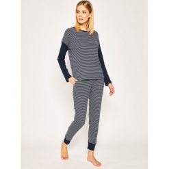 Piżama Lauren Ralph Lauren ILN51792. Niebieskie piżamy damskie Lauren Ralph Lauren, m, bez wzorów, z bawełny, bez rękawów. W wyprzedaży za 299,00 zł.