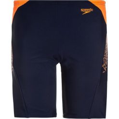 Speedo BOOM JAM Kąpielówki navy/fluro orange. Niebieskie kąpielówki chłopięce marki Speedo, z elastanu. Za 129,00 zł.