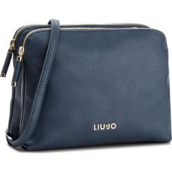 Torebka LIU JO - L Beauty Double Zip N18130 E0037 Blu Marino 94028. Niebieskie listonoszki damskie marki Liu Jo. W wyprzedaży za 299,00 zł.