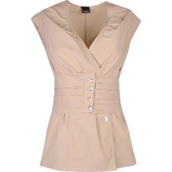 Pinko Top "Carolina". Bluzki damskie Pinko, w paski, z tkaniny, bez kołnierzyka. Za 359,00 zł.