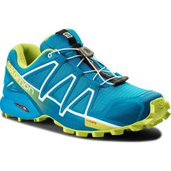 Buty SALOMON - Speedcross 4 400746 31 V0 Hawaiian Surf/Acid Lime/White. Niebieskie buty trekkingowe męskie marki Salomon, z tkaniny, na sznurówki, do biegania, salomon speedcross. W wyprzedaży za 369,00 zł.