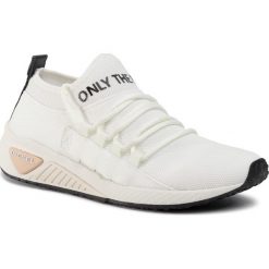 Sneakersy Diesel S-Kb Slg W Y02107 P3021 T1015. Białe półbuty damskie Diesel, bez wzorów, bez obcasa, bez zapięcia. W wyprzedaży za 379,00 zł.