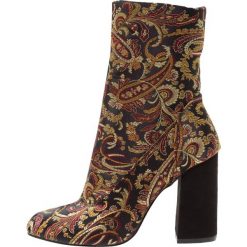 Botki damskie lity: Glamorous Botki na obcasie black/multicolor