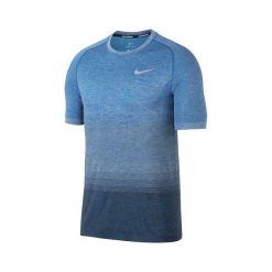 Nike M NK DF KNIT TOP SS GRD, 10 | URUCHOMIENIE | MĘŻCZYZNA | TOP Z KRÓTKIM RĘKAWEM | BLUE JAY / WOLF GREY / THUNDER BLU | M. Szare koszulki męskie Nike, m, bez wzorów, sportowe, bez kołnierzyka, z długim rękawem, długie. W wyprzedaży za 216,19 zł.