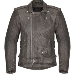 Kurtki męskie bomber: W-TEC Kurtka motocyklowa męska skórzana NF-1127 Brown r. M (13634-1-M)