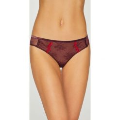Triumph - Brazyliany Lace-Up Spotlight. Fioletowe figi damskie marki Triumph, z elastanu. W wyprzedaży za 79,90 zł.