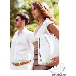 TORBA na laptopa WHITE SWAN. Białe torby na laptopa Pakamera, bez wzorów, biznesowe. Za 399,00 zł.