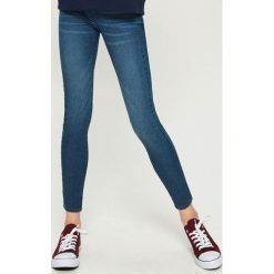Jegginsy - Granatowy. Niebieskie jeansy damskie marki Sinsay, bez wzorów, z jeansu. Za 49,99 zł.