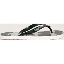 Calvin Klein Underwear - Japonki. Czarne kapcie męskie Calvin Klein Underwear, z gumy. W wyprzedaży za 99,90 zł.