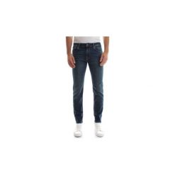 Jeansy slim fit Selected 16057332 LEON JEANS m__czyzna DENIM MEDIUM BLUE. Niebieskie jeansy męskie Selected, m, bez wzorów. Za 255,60 zł.