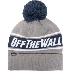 Czapka VANS - Off The Wall Po VN0A2YR7KQG1 Heather Grey/Dress Blues. Szare czapki męskie Vans, na zimę, bez wzorów, z elastanu. Za 119,00 zł.