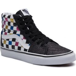 Sneakersy VANS - Sk8-Hi VN0A4BV6V3P1 (Glitter Chkrbrd) Blktrwht. Czarne półbuty damskie Vans, ze skóry ekologicznej. Za 379,00 zł.