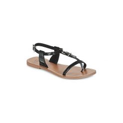 Sandały LPB Shoes ZHOE. Szare sandały damskie marki LPB Shoes, bez wzorów, bez obcasa, bez zapięcia. Za 79,20 zł.