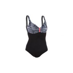 Kostium kąpielowy jednoczęściowy DOLI TRIBU damski. Czarne t-shirty damskie OLAIAN, bez wzorów, z elastanu, sportowe, bez kołnierzyka. Za 129,99 zł.