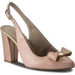Sandały SERGIO BARDI - Domaso SS127291918SW 103. Różowe klapki damskie Sergio Bardi, z aplikacjami, ze skóry, bez obcasa, na obcasie. W wyprzedaży za 159,00 zł.