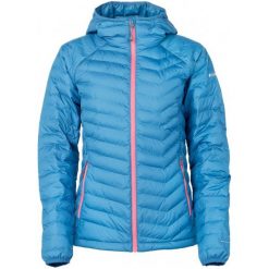 Kurtki sportowe damskie: Columbia Kurtka Damska Powder Lite Hooded Jacket Phoenix Blue Xs