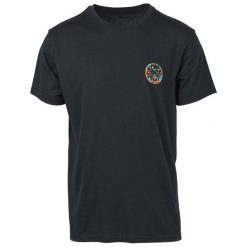 Rip Curl T-Shirt Męski Rider's Ss Tee L Czarny. Czarne koszulki męskie Rip Curl, s, bez wzorów, z bawełny, bez kołnierzyka. Za 133,00 zł.