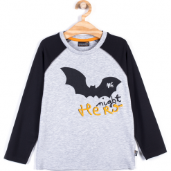 Koszulka. Czarne bez kategorii marki Halloween, z nadrukiem, z elastanu, z długim rękawem. Za 24,90 zł.