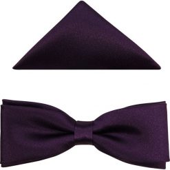 Fioletowa / śliwkowa mucha męska slim B56. Fioletowe muszki męskie Modini Moda Męska, na co dzień, bez wzorów, z tkaniny, eleganckie. Za 45,00 zł.