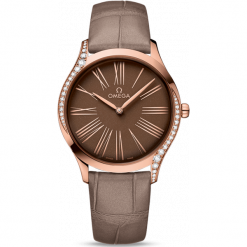 ZEGAREK OMEGA De Ville Tresor 428.58.36.60.13.001. Pomarańczowe zegarki damskie marki OMEGA, srebrne. Za 33000,00 zł.