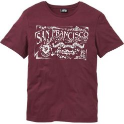 T-shirty męskie: T-shirt Regular Fit bonprix bordowy