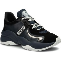 Sneakersy VERSACE JEANS COUTURE - E0YUBSI6 71195 MFZ. Niebieskie sneakersy męskie Versace Jeans Couture, na co dzień, bez wzorów, z jeansu, bez zapięcia. Za 919,00 zł.