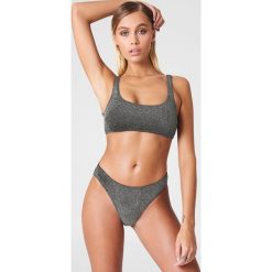 Stroje dwuczęściowe damskie: NA-KD Swimwear Dół bikini Sparkle Sporty – Silver