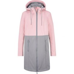Kurtka softshell z kapturem bonprix pastelowy jasnoróżowy - jasnoszary melanż. Różowe kurtki damskie bonprix, bez wzorów, z softshellu, z kapturem. Za 239,99 zł.
