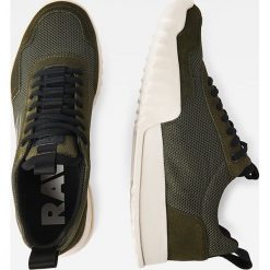Sneakersy "Rackam" w kolorze khaki. Brązowe trampki męskie G-Star, na sznurówki. W wyprzedaży za 272,95 zł.